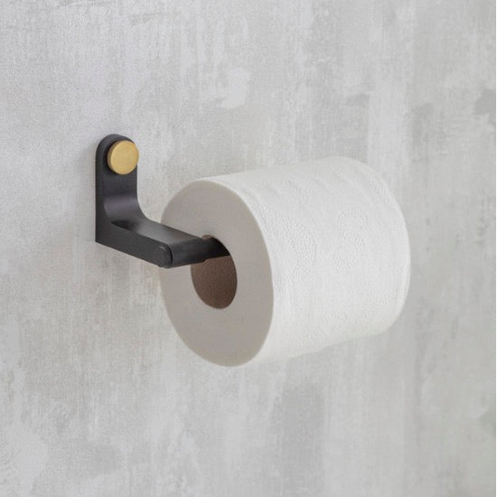 Adelphi Toilet Roll Holder - Black - Duck Barn Interiors