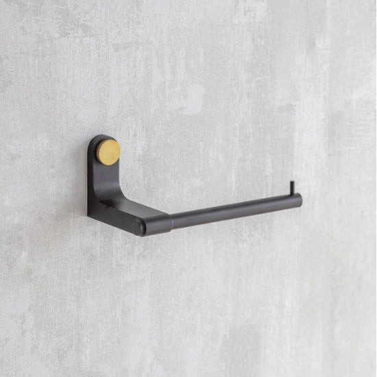 Adelphi Toilet Roll Holder - Black - Duck Barn Interiors