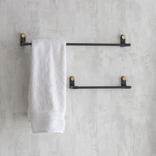 Adelphi Towel Rail - Black (2 Sizes) - Duck Barn Interiors