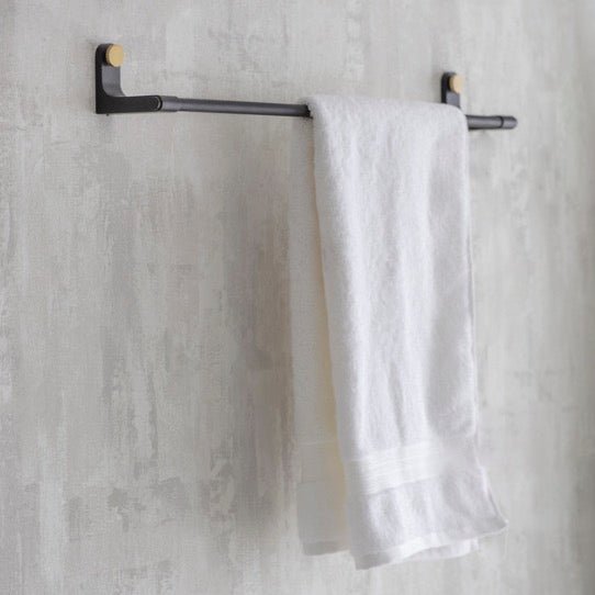 Adelphi Towel Rail - Black (2 Sizes) - Duck Barn Interiors