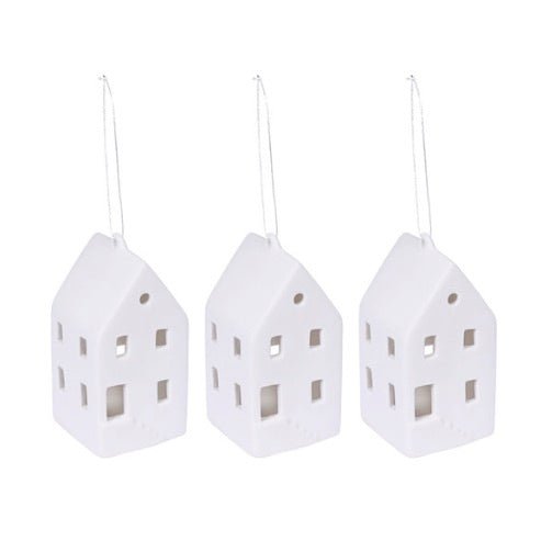 Airdrie White Hanging House - Set of 32 - Duck Barn Interiors