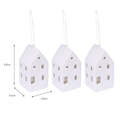 Airdrie White Hanging House - Set of 33 - Duck Barn Interiors