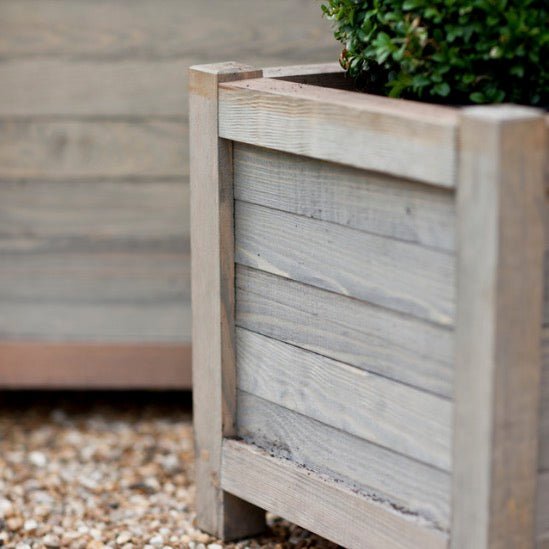 Aldsworth Square Wooden Planter (2 Sizes)5 - Duck Barn Interiors