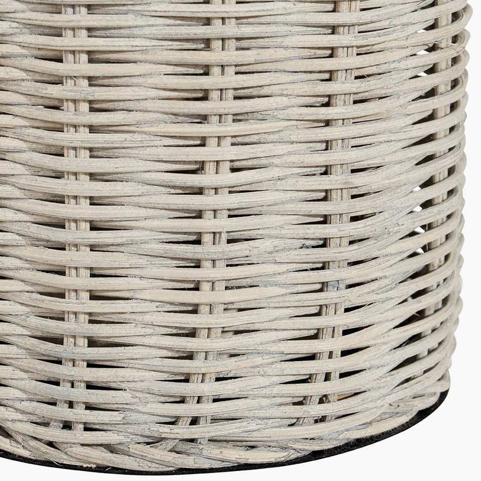 Anika Grey Wash Rattan Bottle Table Lamp6 - Duck Barn Interiors