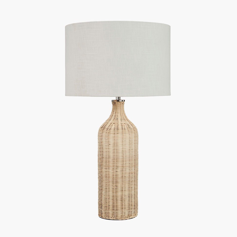 Anika Natural Rattan Bottle Table Lamp3 - Duck Barn Interiors