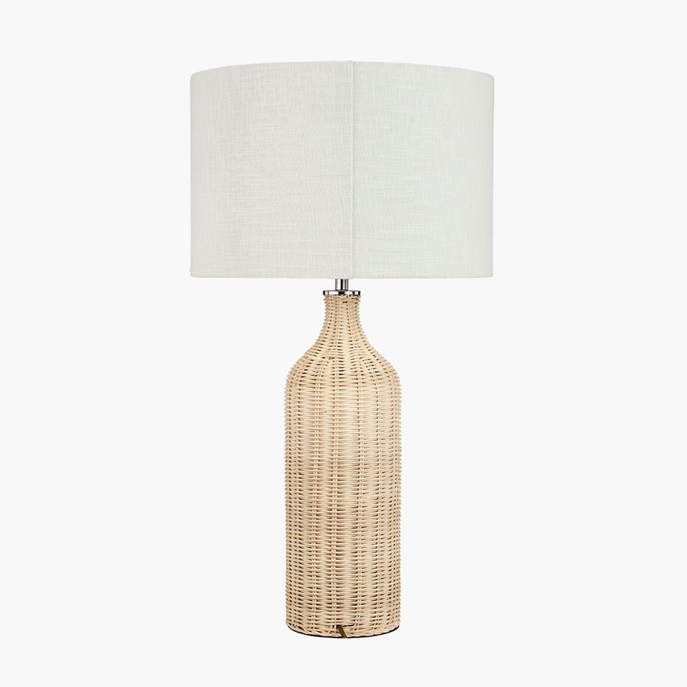 Anika Natural Rattan Bottle Table Lamp5 - Duck Barn Interiors