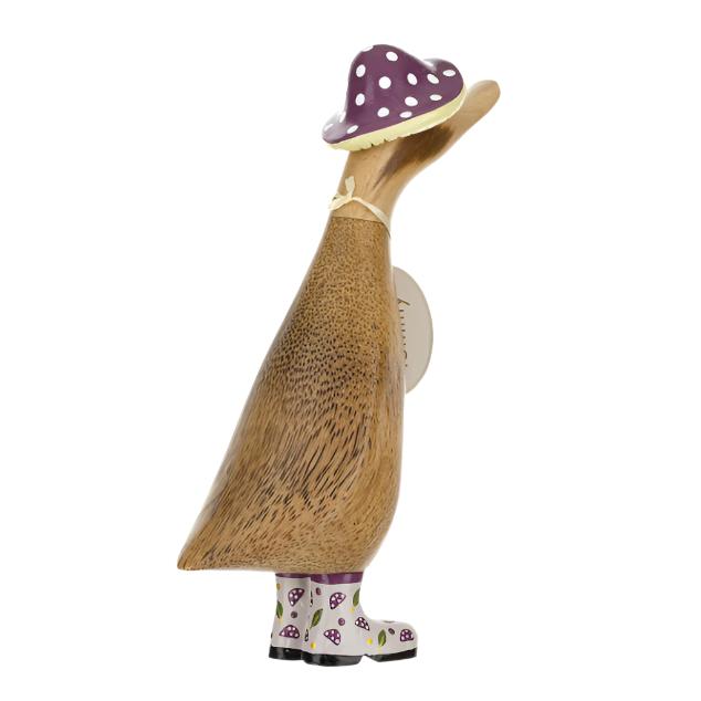 Autumn Duckling with Welly Boots - Purple5 - Duck Barn Interiors