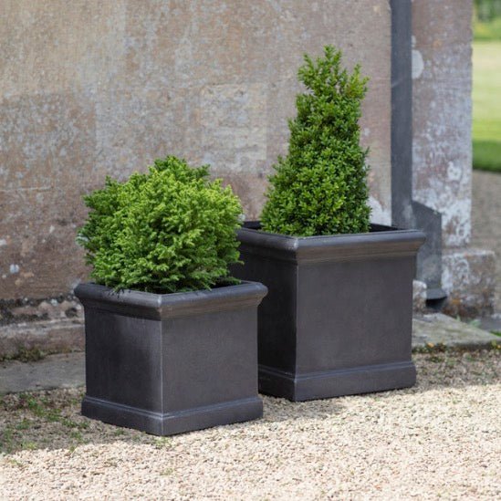 Boxgrove Planters - Carbon - Set of 2 - Duck Barn Interiors