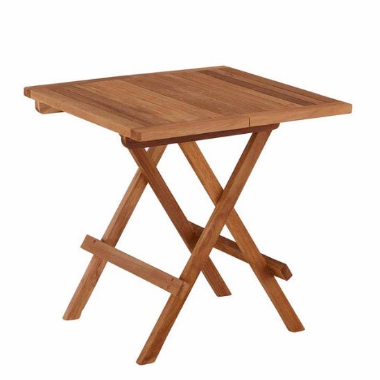 Calcot Teak Square Outdoor Side Table - Duck Barn Interiors