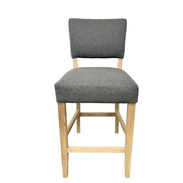 Clanfield Bar Stool - Grey - Duck Barn Interiors