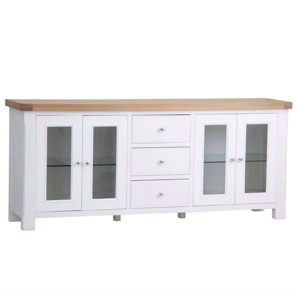 Clanfield White 4 Door Sideboard2 - Duck Barn Interiors