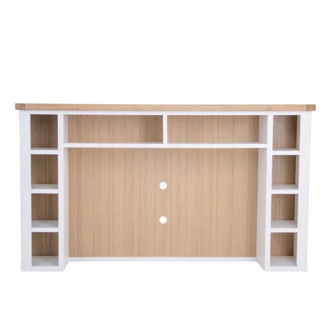 Clanfield White Extra Large TV Unit Top3 - Duck Barn Interiors