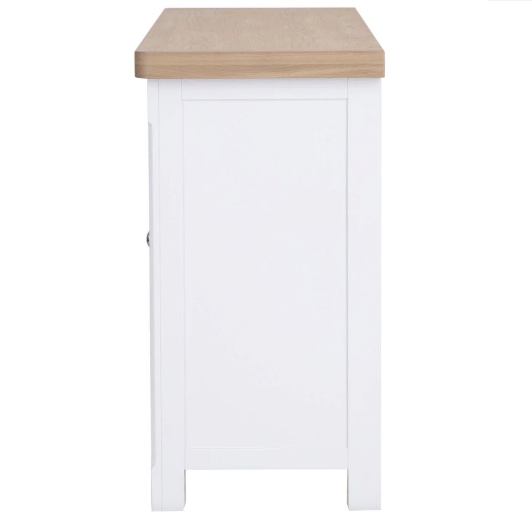 Clanfield White Large Sideboard5 - Duck Barn Interiors