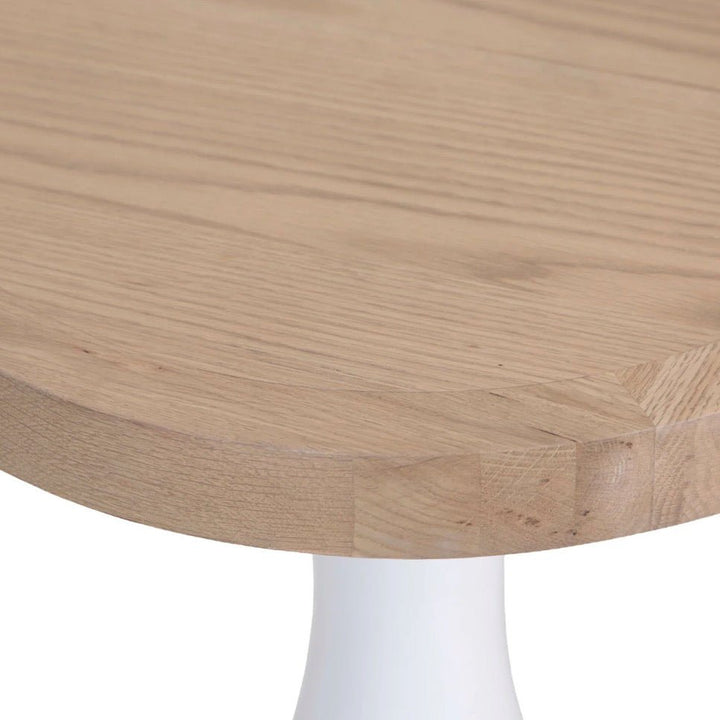 Clanfield White Round Wine Table3 - Duck Barn Interiors