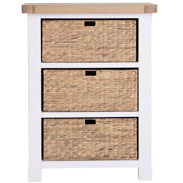 Clanfield White Shoe Storage Chest4 - Duck Barn Interiors