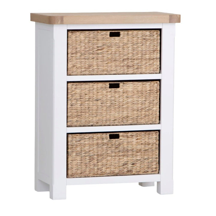 Clanfield White Shoe Storage Chest2 - Duck Barn Interiors