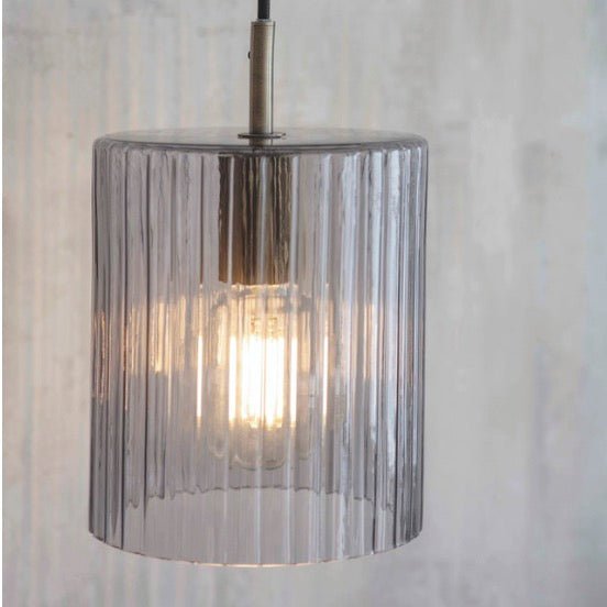 Clarendon Pendant Light - Smoke - Duck Barn Interiors