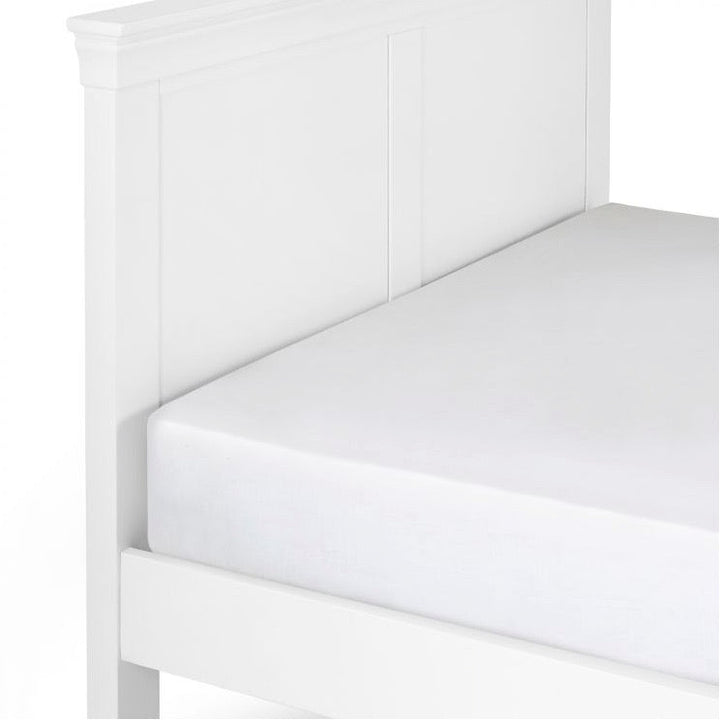 Clermont White 4ft 6" Double Bed Frame - Duck Barn Interiors