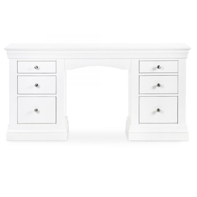 Clermont White Dressing Table5 - Duck Barn Interiors