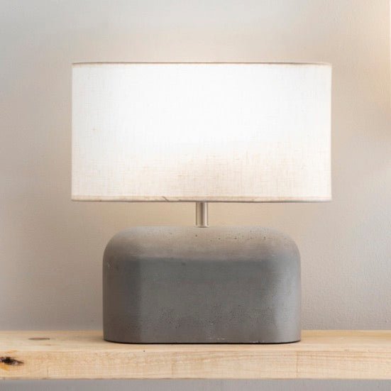 Concrete Millbank Slab Table Lamp1 - Duck Barn Interiors