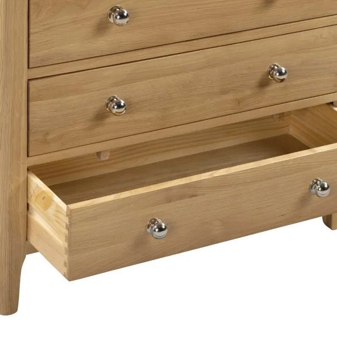 Cotswold Oak 4 + 2 Chest of Drawers - Duck Barn Interiors