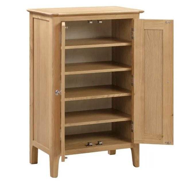 Cotswold Oak Shoe Storage Cupboard - Duck Barn Interiors