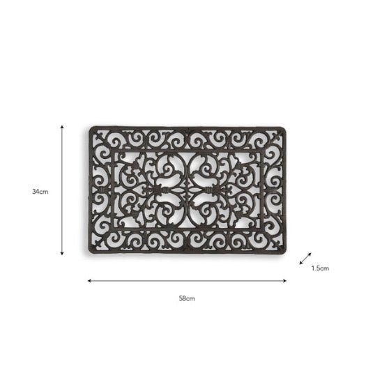 Cropthorne Cast Iron Doormat (2 Sizes)6 - Duck Barn Interiors