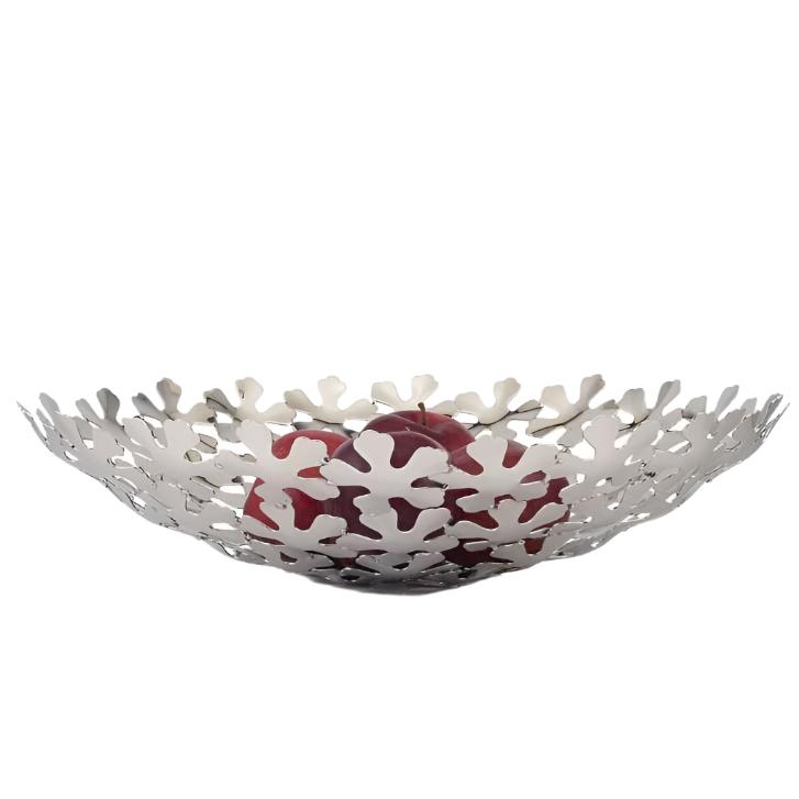 Decorative Stainless Steel Petal Platter - Large - Duck Barn Interiors