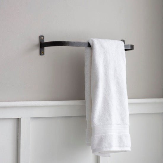 Farringdon Towel Rail - Black (2 Sizes)2 - Duck Barn Interiors