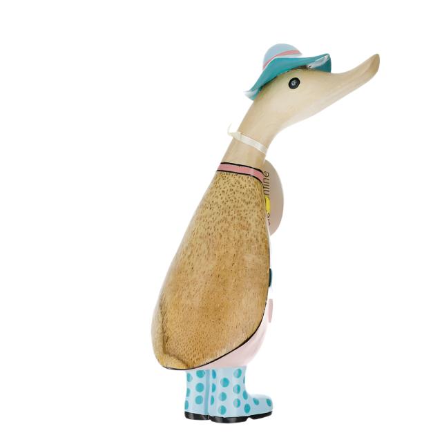 Gardener Duckling - Blue Spotty Welly Boots4 - Duck Barn Interiors