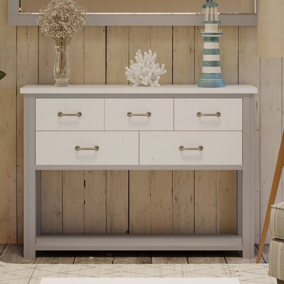 Greystone Console Table with Drawers1 - Duck Barn Interiors