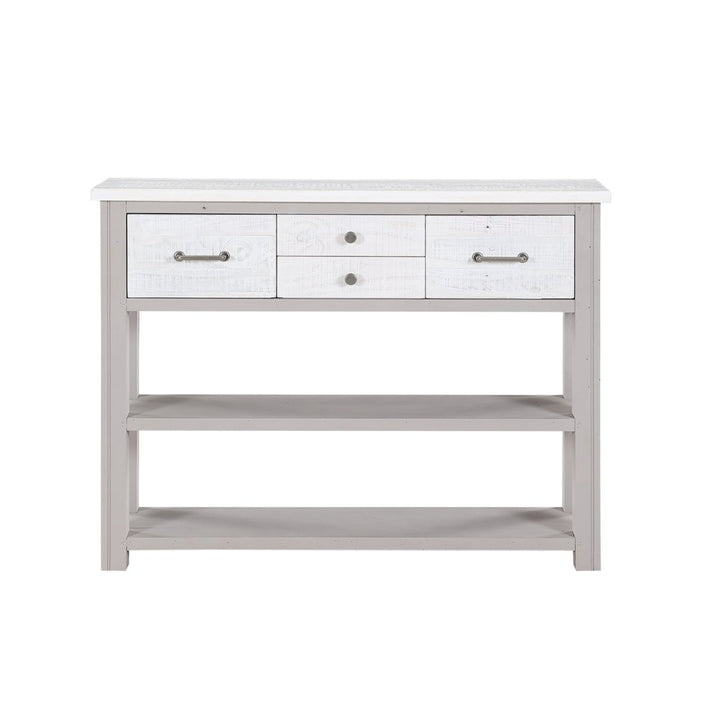 Greystone Console Table with Storage2 - Duck Barn Interiors