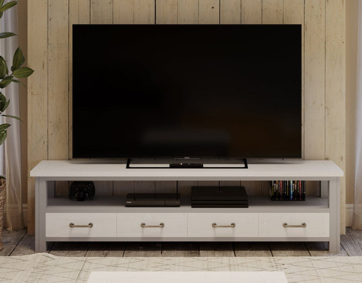 Greystone Large Widescreen Television cabinet1 - Duck Barn Interiors