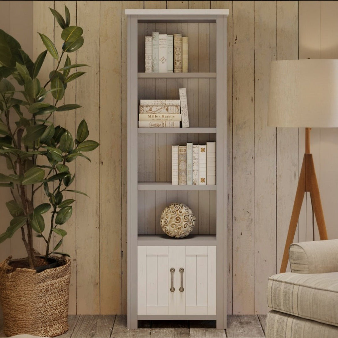 Greystone Narrow Bookcase1 - Duck Barn Interiors