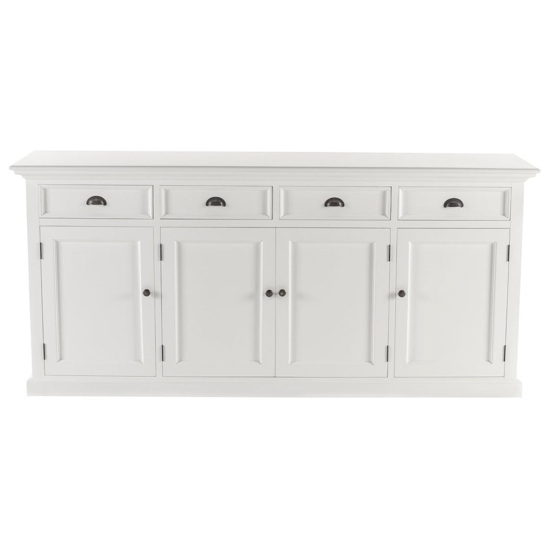 Halifax White Painted Buffet Sideboard - 4 Doors 4 Drawers1 - Duck Barn Interiors