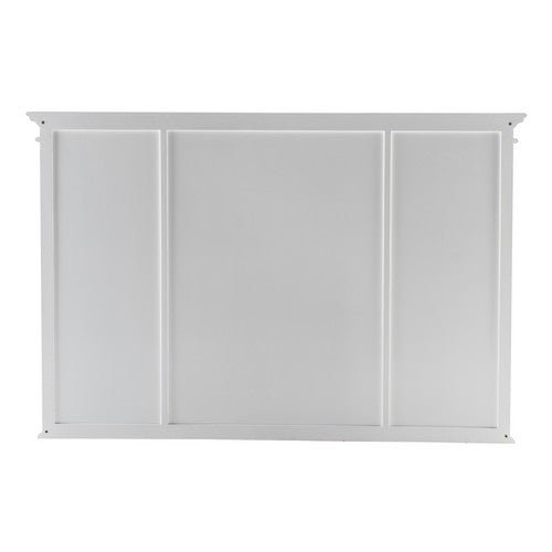 Halifax White Painted Hutch Display Unit with Glass Doors16 - Duck Barn Interiors