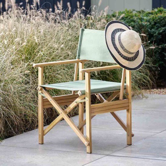 Hayle Director's Chair - Olive Green1 - Duck Barn Interiors