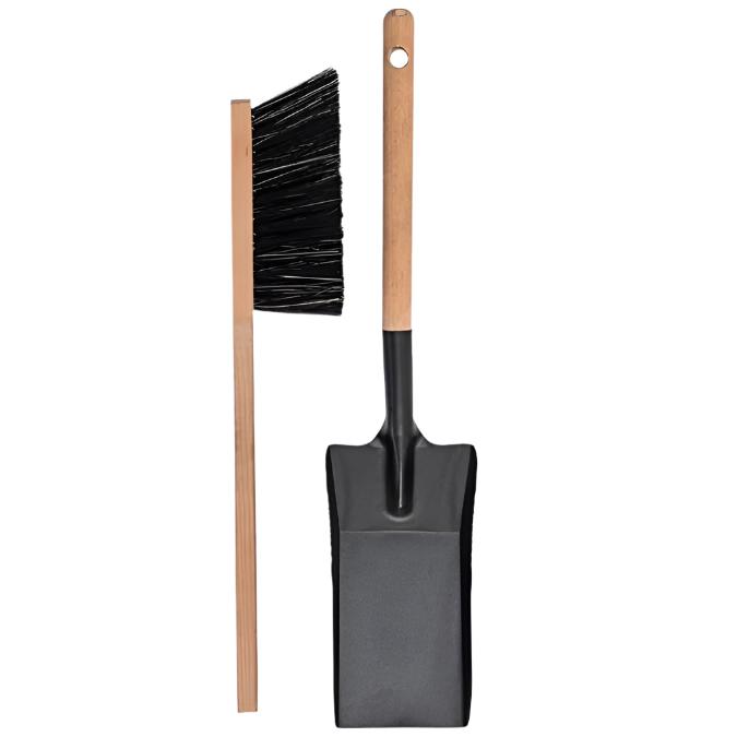 Jutland Fireside Dustpan & Brush Set2 - Duck Barn Interiors