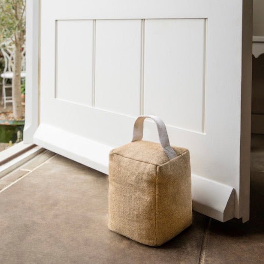 Kington Jute Fabric Door Stop - Duck Barn Interiors