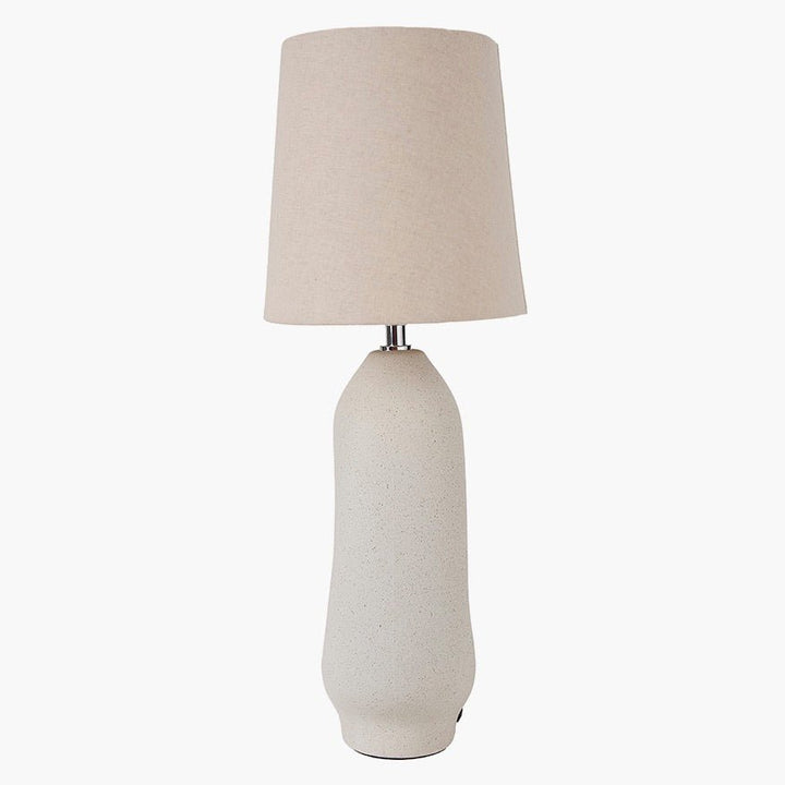 Laila Natural Organic Tall Table Lamp with Shade3 - Duck Barn Interiors