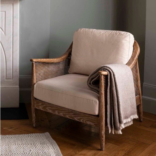 Leigh Herringbone Natural Wool Throw3 - Duck Barn Interiors