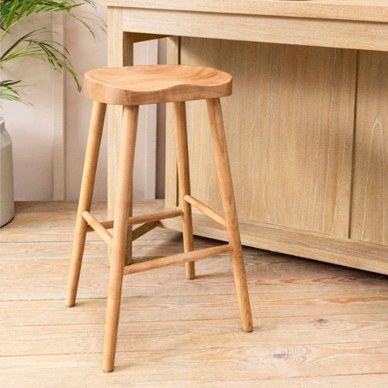 Lilley Bar Stool - Natural1 - Duck Barn Interiors