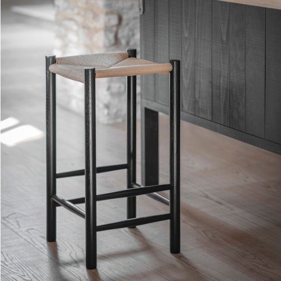 Longworth Bar Stool - Black1 - Duck Barn Interiors