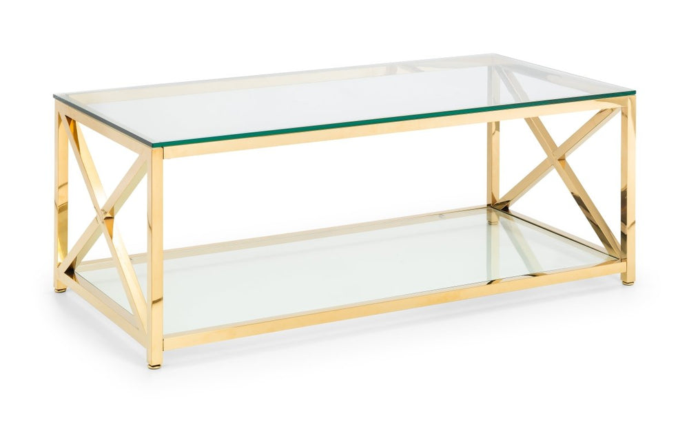 Miami Coffee Table - Gold2 - Duck Barn Interiors