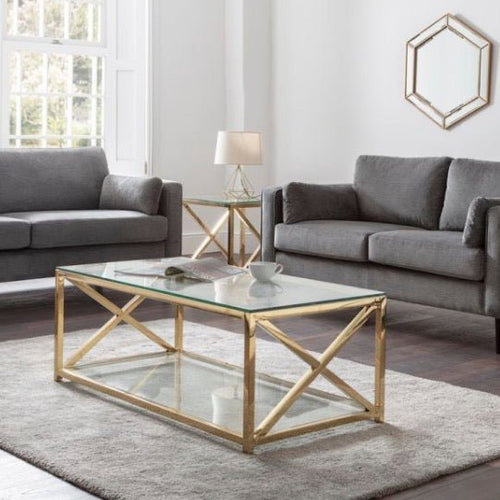 Miami Coffee Table - Gold