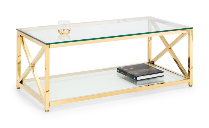 Miami Coffee Table - Gold3 - Duck Barn Interiors