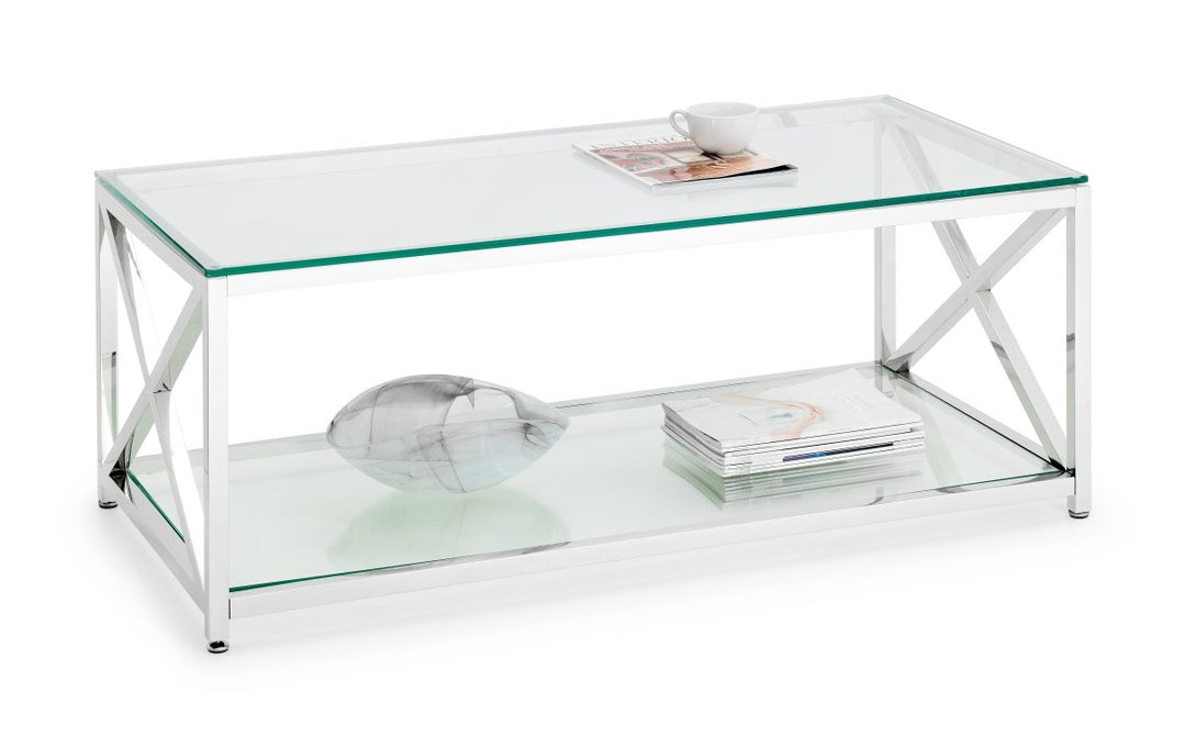 Miami Coffee Table - Silver - Duck Barn Interiors