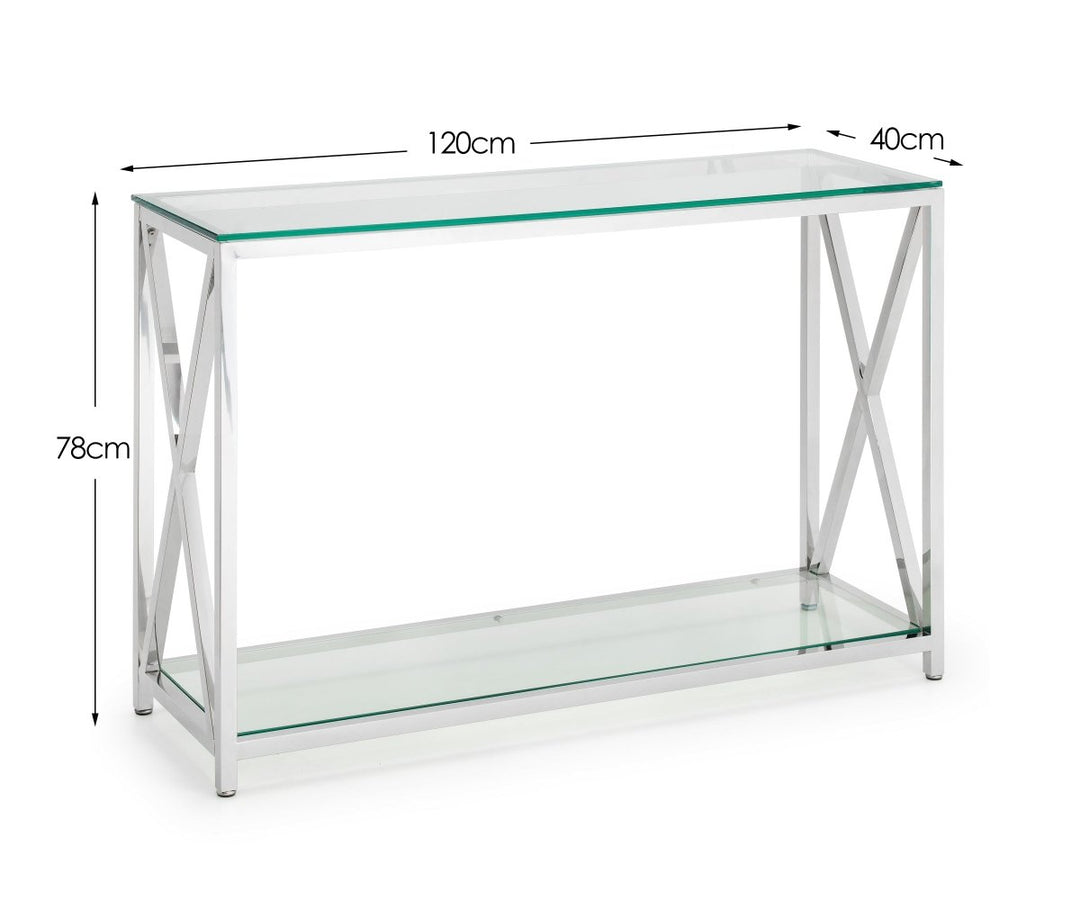 Miami Console Table - Silver5 - Duck Barn Interiors