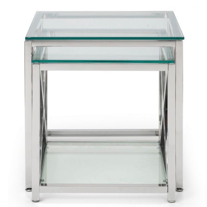 Miami Nest Of Tables - Silver3 - Duck Barn Interiors