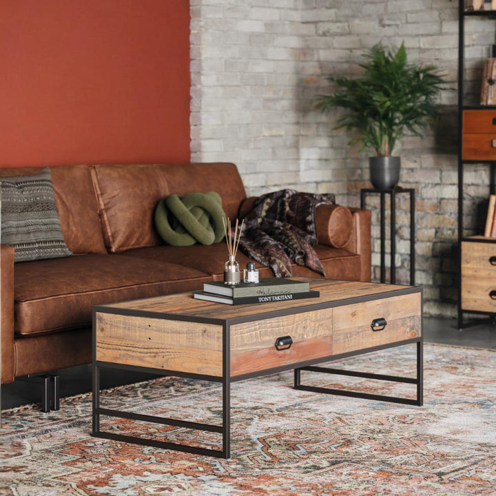 Ooki Coffee Table With Four Drawers - Duck Barn Interiors